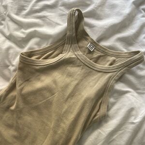 Toteme tank top in tan